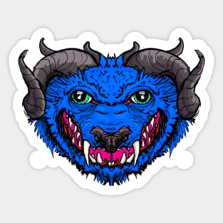 Grumpy Dragon Sticker